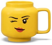 Tazza per bambini in ceramica gialla 530 ml Head - LEGO®