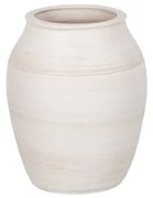 Vaso Crema Ceramica 25 x 25 x 30 cm