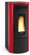 Termostufa a pellet 17 kW La Nordica-Extraflame mod. Costanza Idro bordeaux