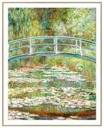 Quadro 40x50 cm Monet: Japanese Footbridge
