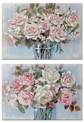 Quadro DKD Home Decor Vaso 100 x 3 x 70 cm Shabby Chic (2 Unità)