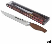 Coltello da Carne Quttin Legno Acciaio inossidabile 20 cm (6 Unità)