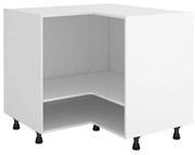 Mobile d'angolo DELINIA ID L 97 x H 76.8 x Sp 58 cm bianco