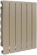 Radiatore acqua calda PRODIGE MODERN in alluminio, 6 elementi, interasse 600 mm, bronze