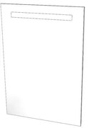 Specchio Plane rettangolare 62.2 x 95 cm