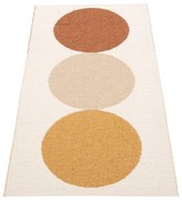 Tappeto da interno/esterno giallo ocra/color crema 70x140 cm Otto Harvest – Pappelina