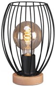 Brilo - Lampada da tavolo WAKTU 1xE27/25W/230V albero di caucciù