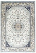 Nain Tappeto 210x310 Beige (Iran) Annodato A Mano