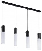 Lampadario su filo LOOK GRAPHITE 4xGU10/10W/230V