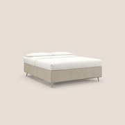 Febe sommier compatto con grande capienza del contenitore in tessuto impermeabile T03 beige