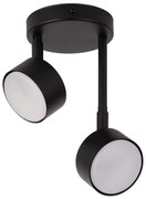 Lampadario a sospensione con supporto rigido NEMO 2xGX53/12W/230V nero