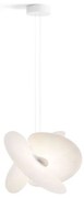 Luceplan - Levante Lampada a Sospensione Small Matt White/White Luceplan