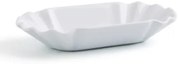 Vassoio per aperitivi Quid Gastro Fun Bianco Ceramica 20,5 x 11 x 3,5 cm (12 Unità) (Pack 12x)