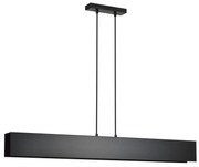 Lampadario Moderno 4 Luci Gentor In Acciaio Nero