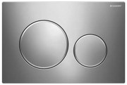 Geberit placca di comando Sigma 20 doppio tasto cromo lucido/cromo satinato