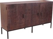MANTRA - madia con decoro 3 ante legno e ferro
