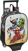 Trolley per la Scuola The Avengers Forever Multicolore 22 x 27 x 10 cm