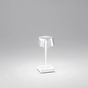 Lampada Da Tavolo Per Esterno Etoile Contemporanea Alluminio Bianco Led Cct