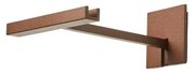 Loom Design - Supporto Parete per Lucerna Lampada a Luce Solare Corten Loom Design