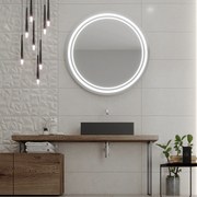 Specchio rotondo con illuminazione LED C5 premium
