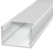Profilo Lineare XL in Alluminio Bianco per 1-2 Strisce LED da 1m e 2m Variante Lunghezza Profilo 2 metro