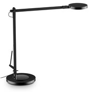 Lampada Da Scrivania Moderna Futura Alluminio-Plastiche Nero Led 12,5W 4000K