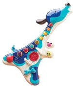 B-Toys - Chitarra elettrica per bambini Dog Woofer 3xAA