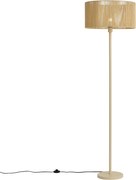 Lampada da terra beige con paralume in corda di carta 50/50/25 - Simplo