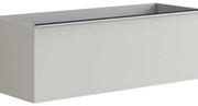 Mobile da bagno sotto lavabo Pixel frame grigio laccato opaco L 120 x H 40 x P 45.5 cm 1 cassetto, lavabo non incluso