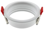 Portafaretto fisso per faretto Cobfix 10W da incasso diametro 84mm Bianco Rotondo 1 posto M LEDME