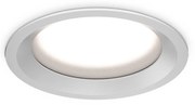 Faretto Ad Incasso Contemporaneo Basic Alluminio Bianco Led 28W 3000K Ip65