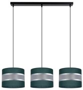 Lampadario su corda CORALLO 3xE27/60W/230V verde