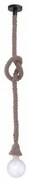 Leuchten Direkt 15481-18 - Lampadario a sospensione con filo ROPE 1xE27/60W/230V