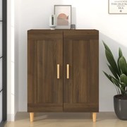 Credenza rovere marrone 69,5x34x90 cm in legno multistrato