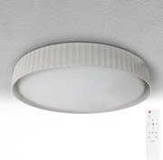Brilagi - Plafoniera LED dimmerabile LUCIA LED/48W/230V Ø 41 cm bianca + telecomando