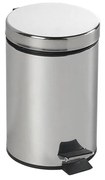 Aqualine - Cestino dei rifiuti SIMPLE LINE 3 l lucido acciaio inossidabile