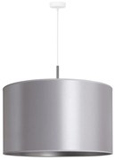 Duolla - Lampadario a sospensione con filo CANNES 1xE27/15W/230V diametro 50 cm argento