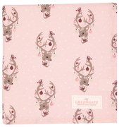 Tovaglia di cotone rosa , 100 x 100 cm Dina - Green Gate