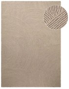 Tappeto beige in lana tessuto a mano 80x150 cm Eleni Light Beige – Hanse Home