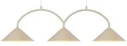 Globen Lighting - Curve 3 Lampada a Sospensione Beige Globen Lighting