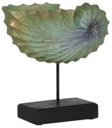 Statua Decorativa Marrone Verde Conchiglia 30 x 12 x 30 cm