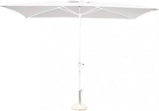 Ombrellone da Giardino 2x3 m Palo Ø48 mm Poly Eco in Acciaio Bianco...
