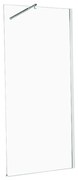 Walk-in walk-in L 100 x H 200 cm, vetro 6 mm vetro senza finitura / trasparente cromo