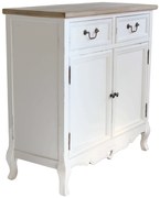 CONSTANCE - credenza 2 ante 2 cassetti in legno di paulownia shabby chic