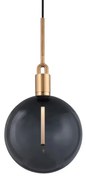 Buster+Punch - Forked Globe Lampada a Sospensione Dim. Large Smoked/Brass Buster+Punch