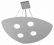 Shape sospensione 4 luci grigio 1143-s4-gr