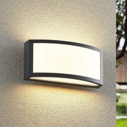 Lindby Jakari Applique da esterni LED, angolare, bianco