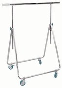 Stender appendiabiti ad altezza regolabile con ruote L 85 x P 70 x H 95 cm