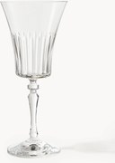 Set di 4 bicchieri da vino rosso in cristallo Alessio