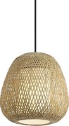 Lampada a sospensione Japandi in bambù 30cm IP44 - Moana